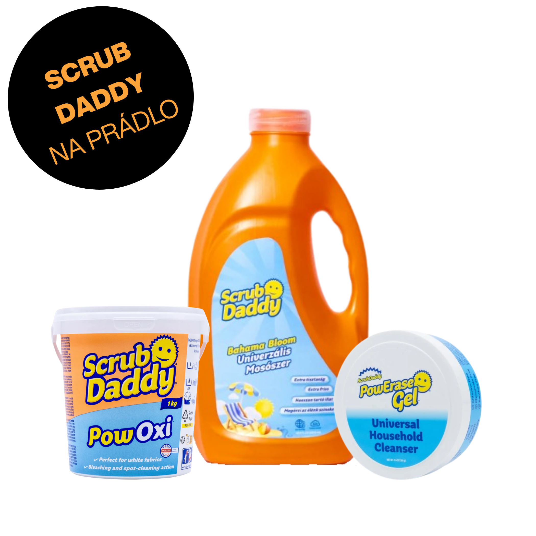 Balíček Scrub Daddy na prádlo